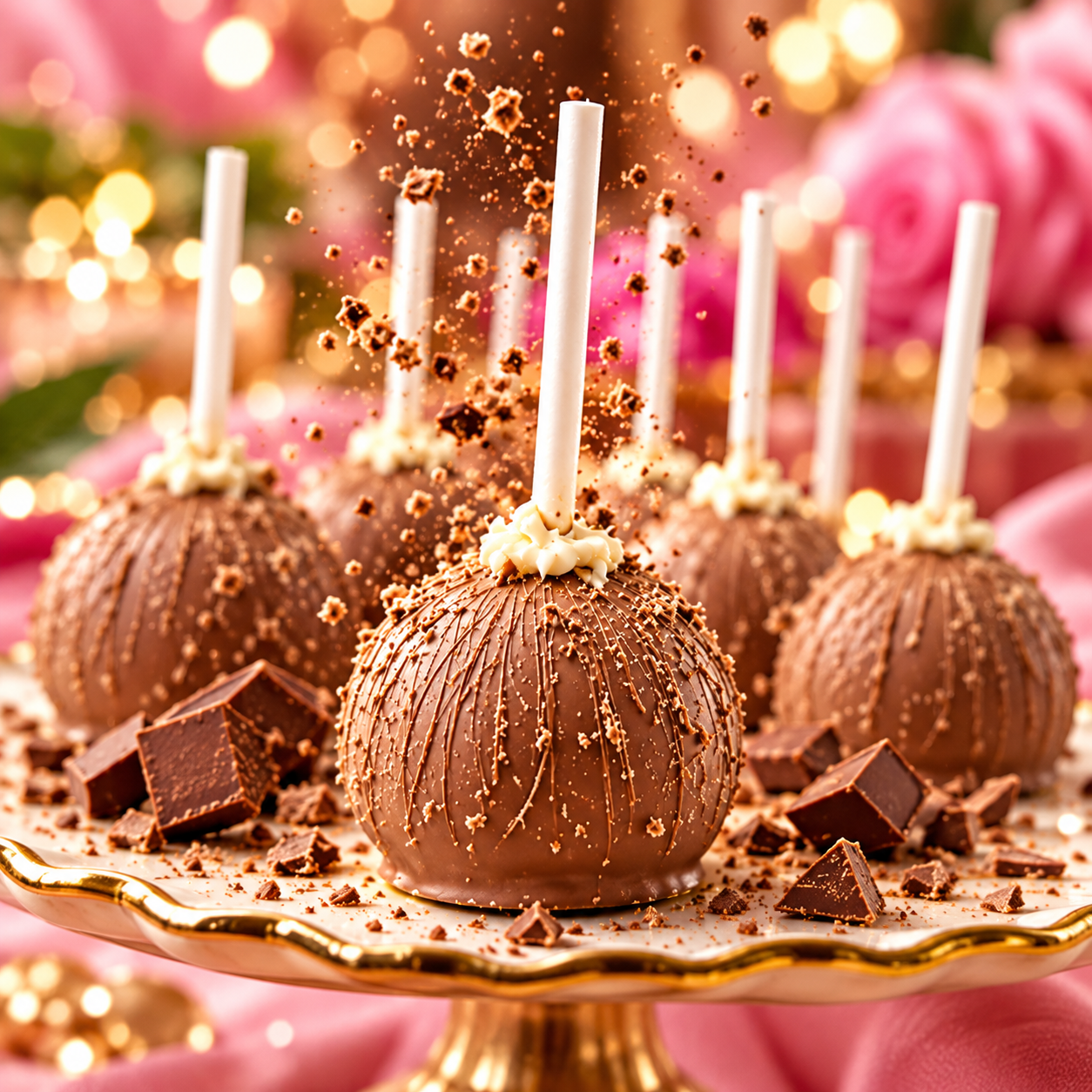 Chocolate cake pops
